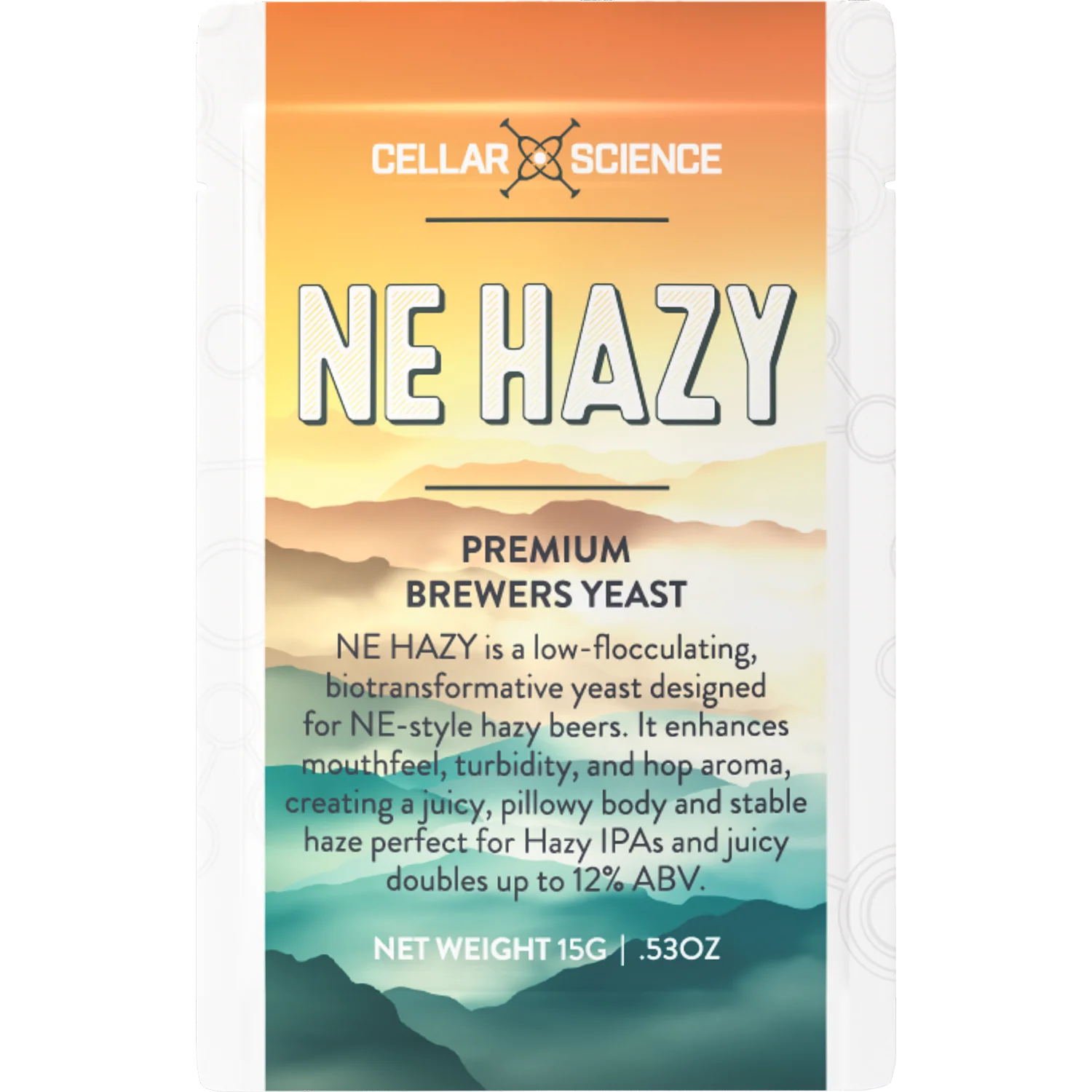 CellarScience® NE HAZY Dry Yeast | New England Ale | Premium Beer Yeast