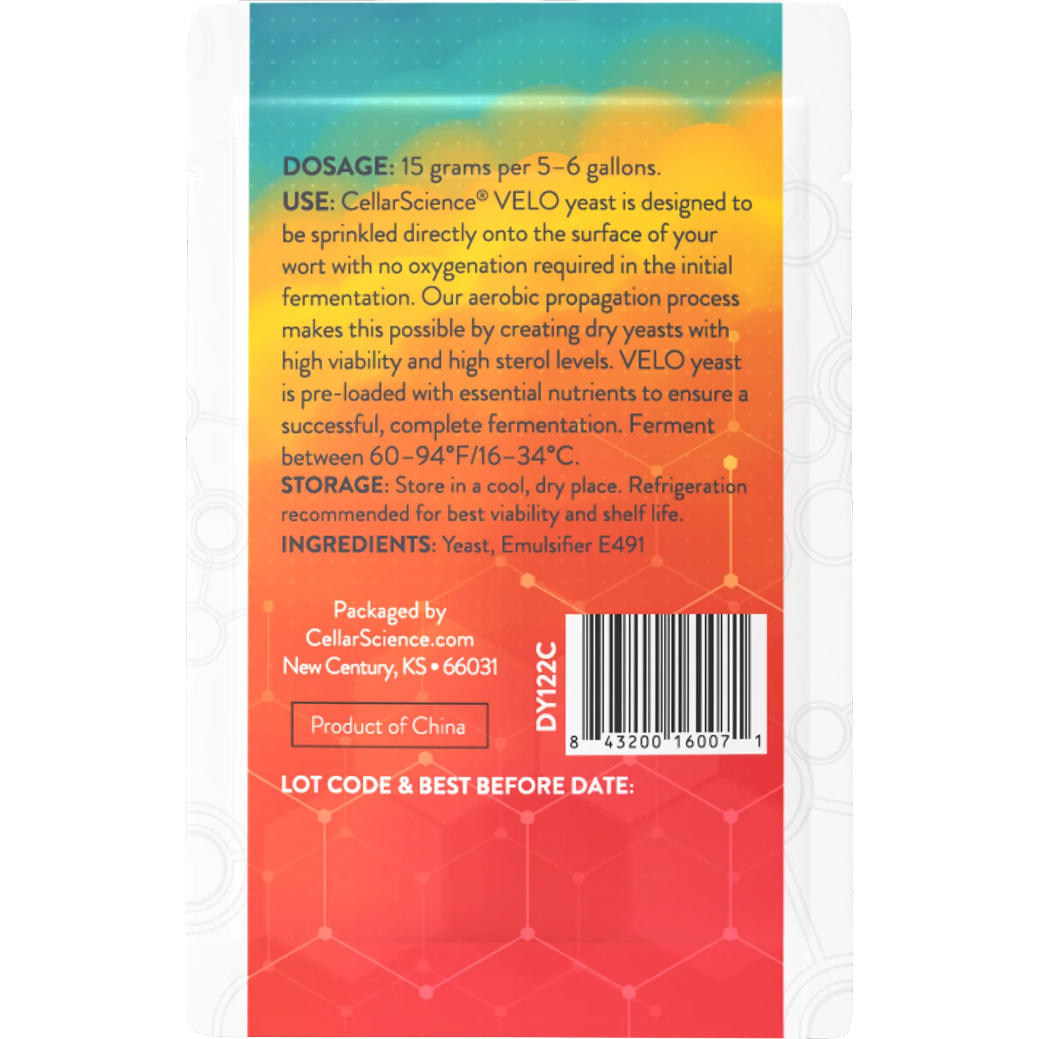 CellarScience® VELO Dry Yeast | Specialty Ale | Premium Beer Yeast - Image 2