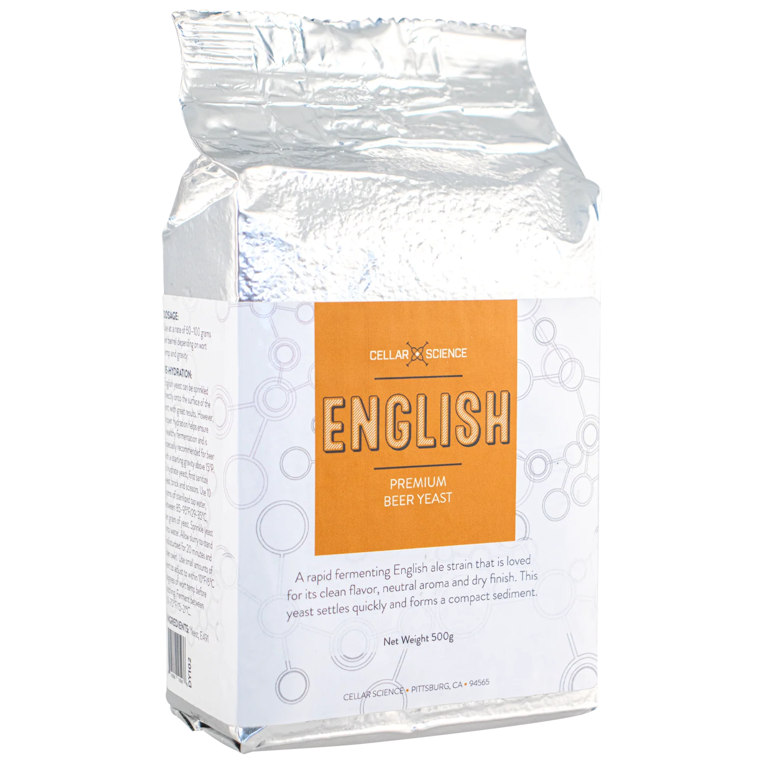 CellarScience® ENGLISH Dry Yeast | English Ale | Premium Beer Yeast - Image 2