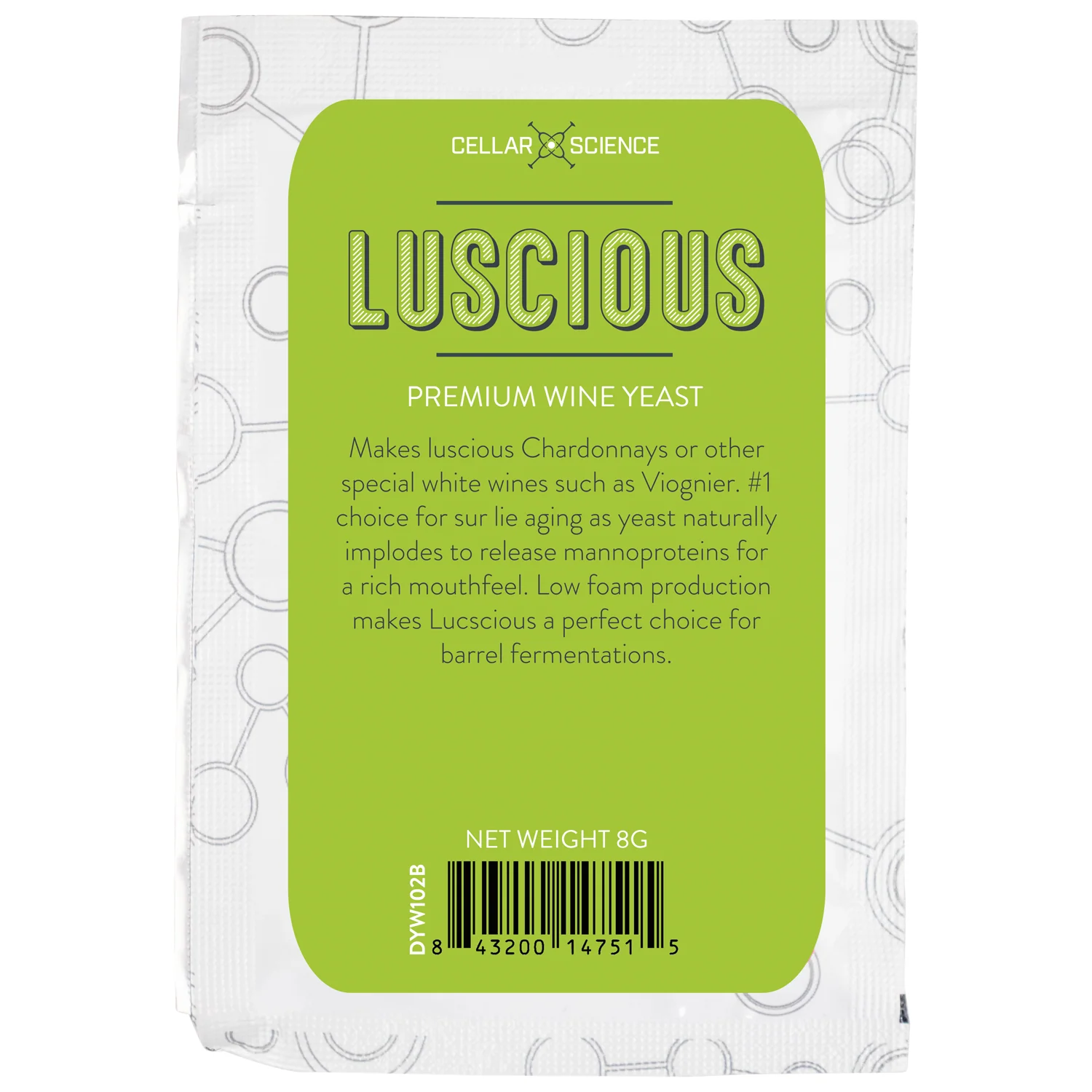 CellarScience® LUSCIOUS Dry Wine Yeast | Premium Wine Yeast - Image 2