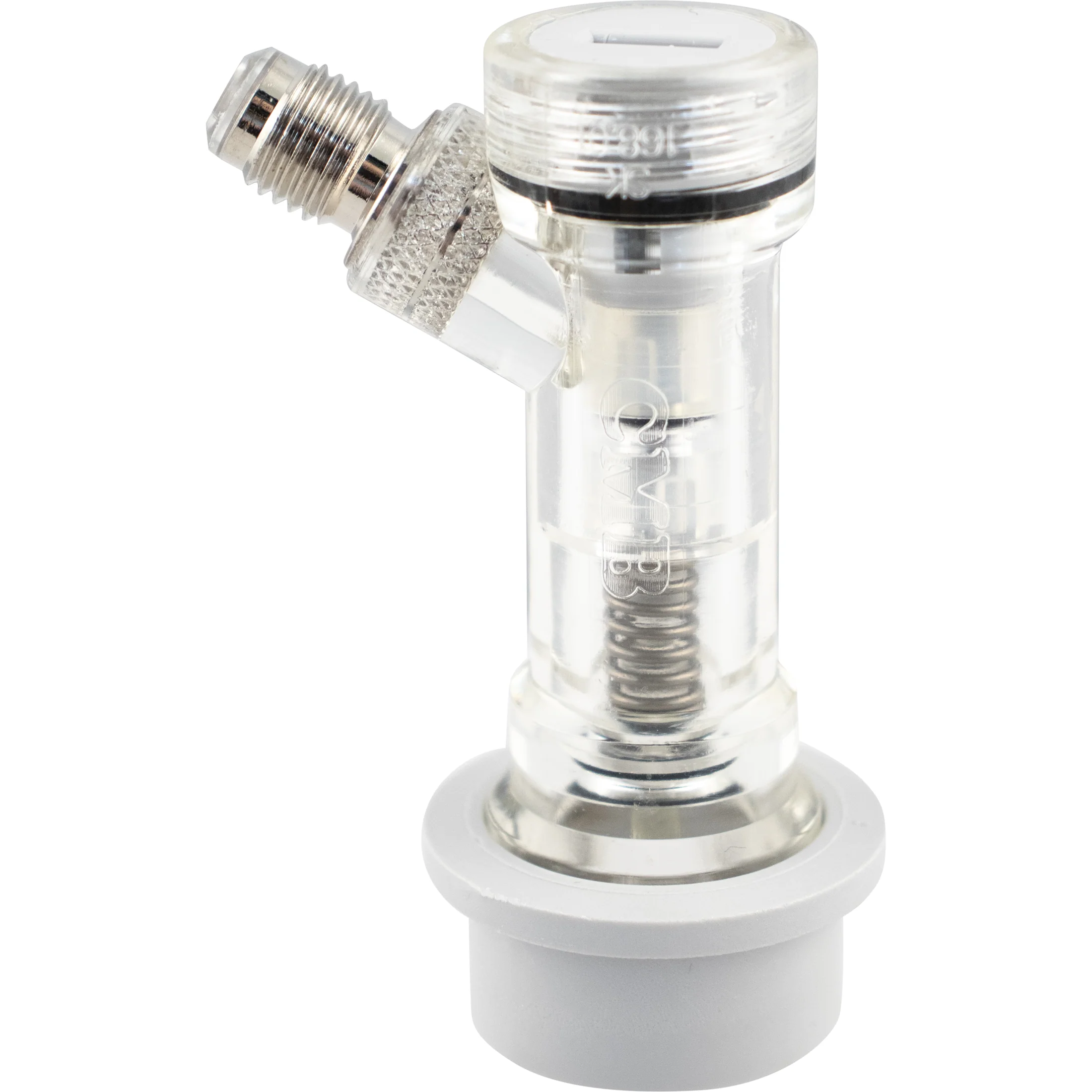 CMBecker Ball Lock Quick Disconnect (QD) | Built-In Check Valve | Gas In | Flared | High-Quality Plastic QD | NSF Registered | Made in Germany | Assembled in USA - Image 2