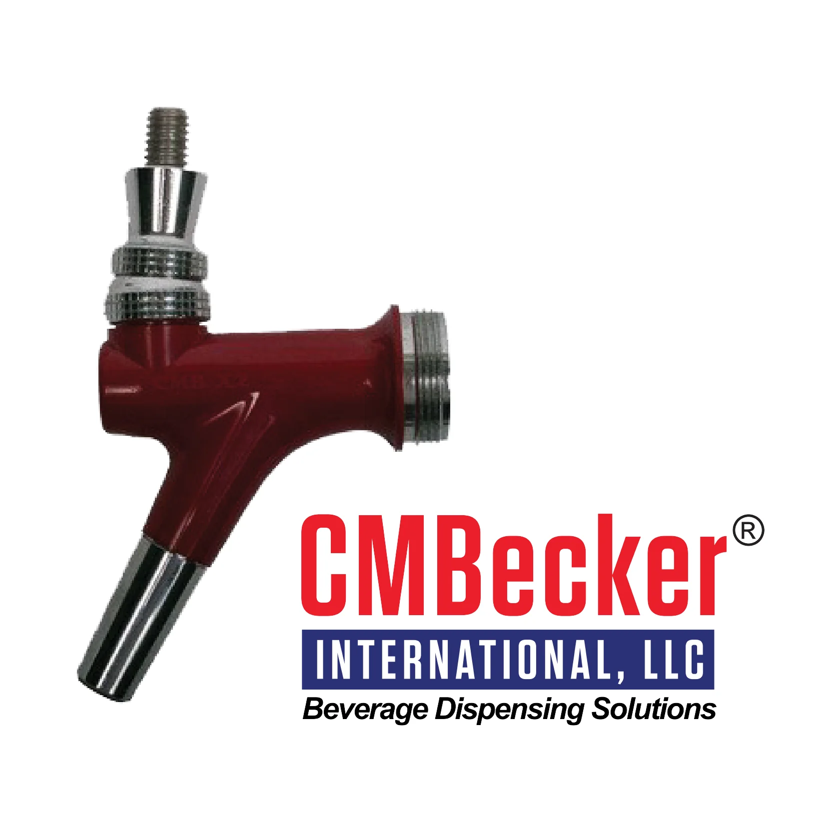 CMBecker Faucet | X2 Wine | Long Nozzle | Burgundy