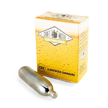 Craft Master Growlers | 16 gram CO2 catridges Box of 6