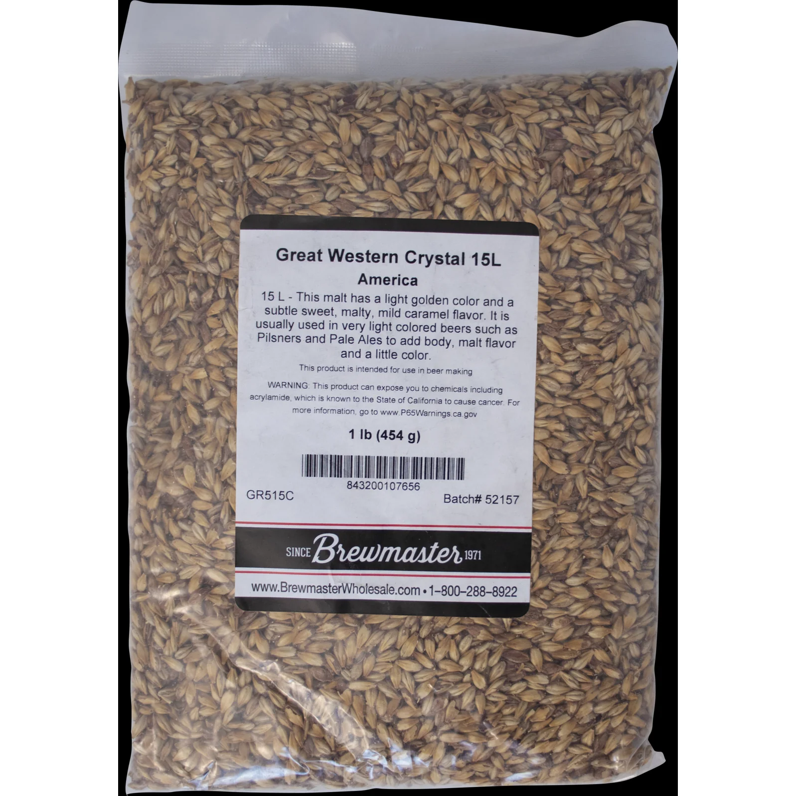 Crystal 15L Malt - Great Western Malting - Image 2