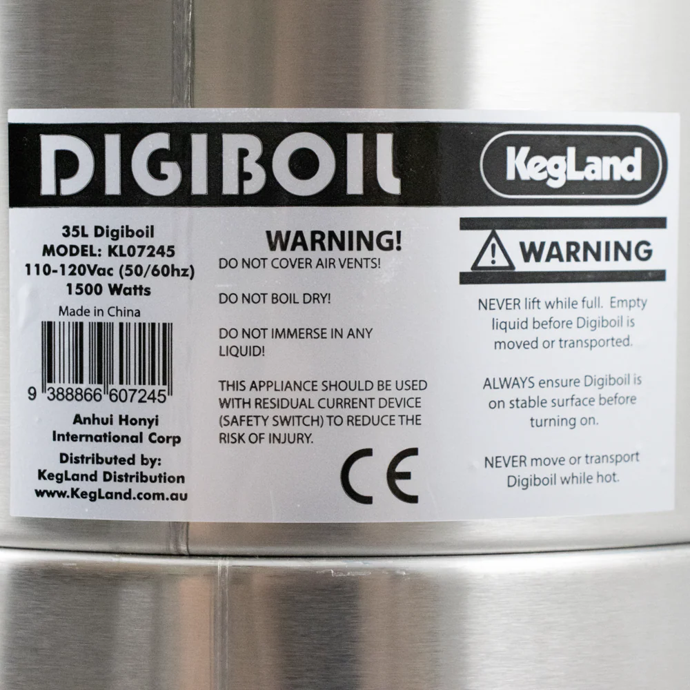 DigiBoil Electric Kettle | Gen 2 | 35L | 9.25G | 110V - Image 12