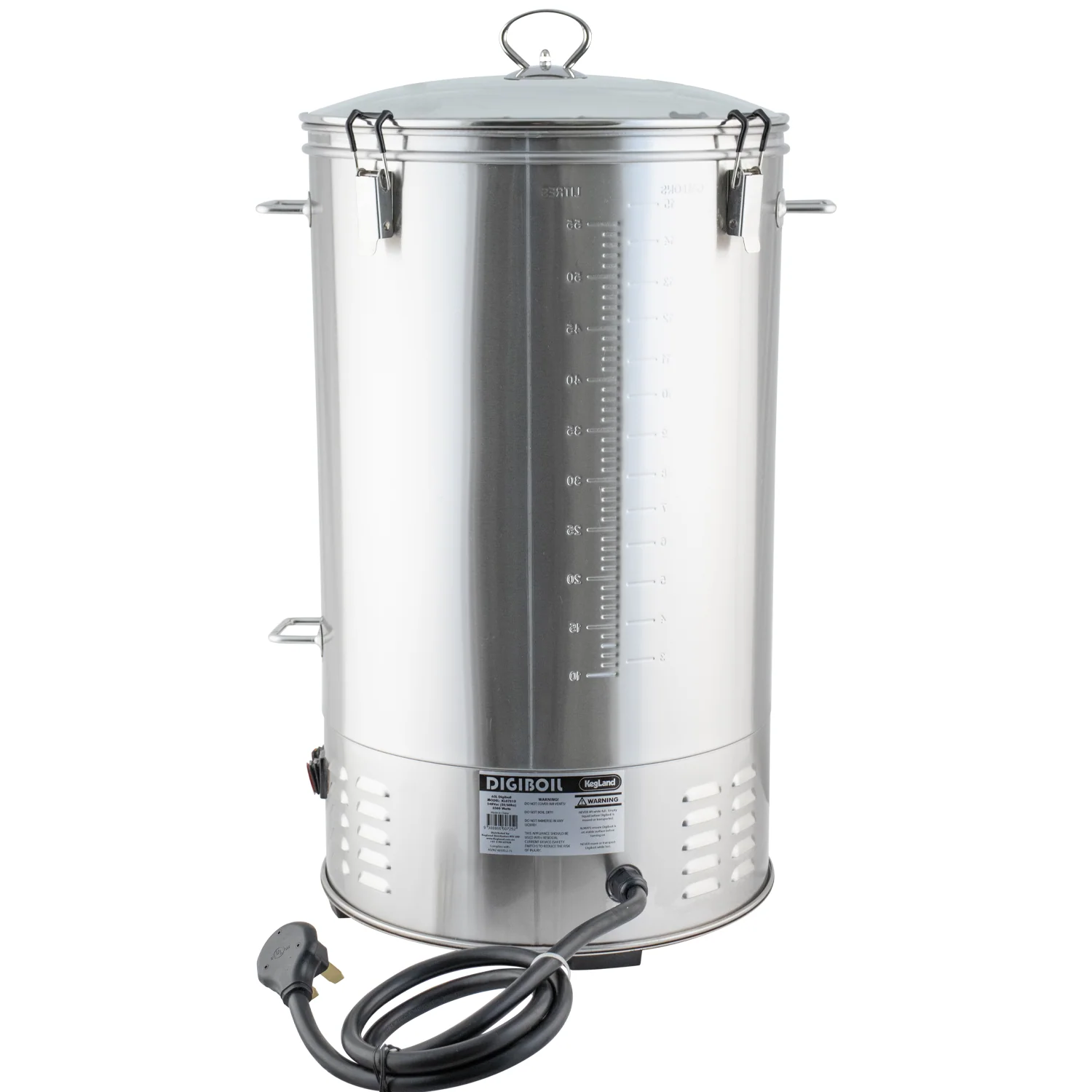 DigiBoil Electric Wax Melter | Precise Digital Temp Control | Ideal for Candle & Soap Making | Stainless Steel | 17.1 Gallon | 220V - Image 4