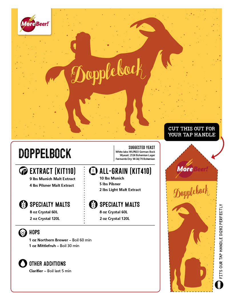 Doppelbock | 5 Gallon Beer Recipe Kit | Liquid Malt Extract - Image 3