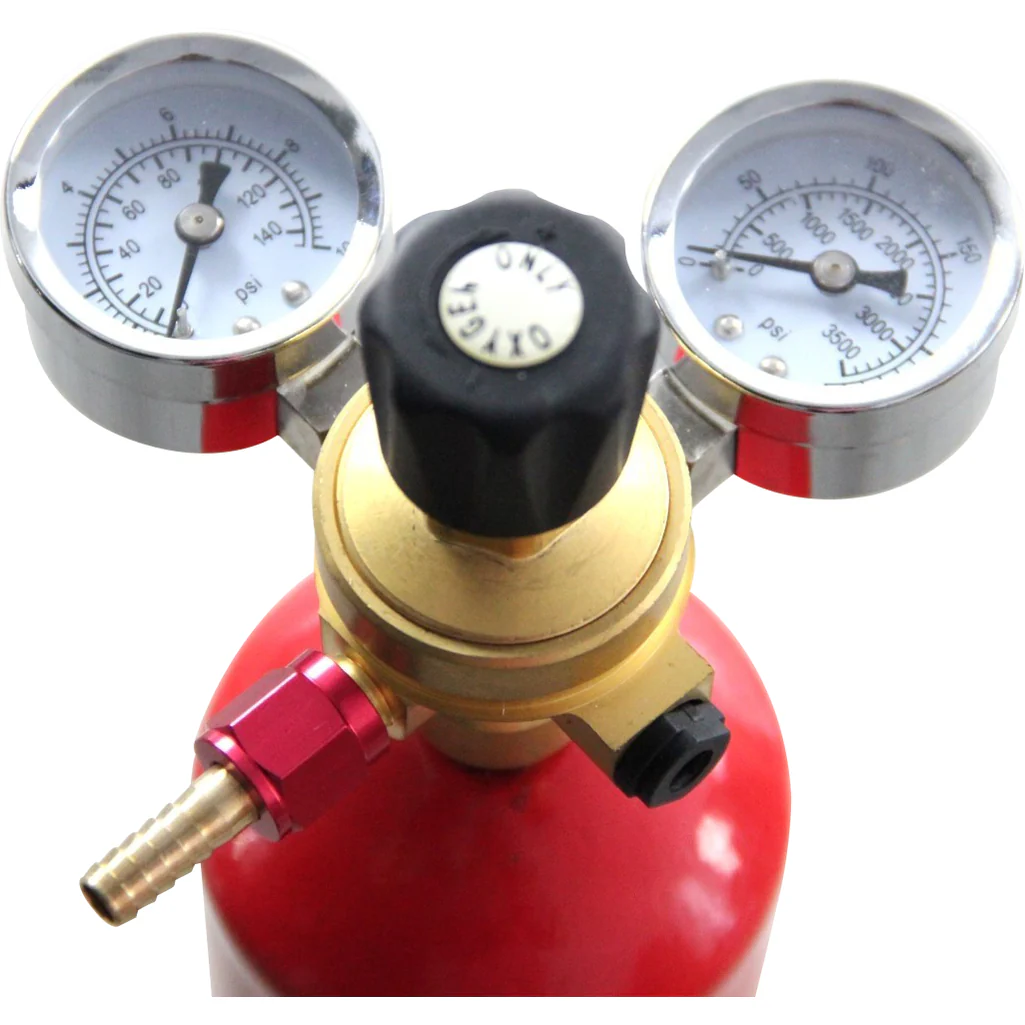 Dual Gauge Oxygen Regulator for Disposable Tanks - Image 8