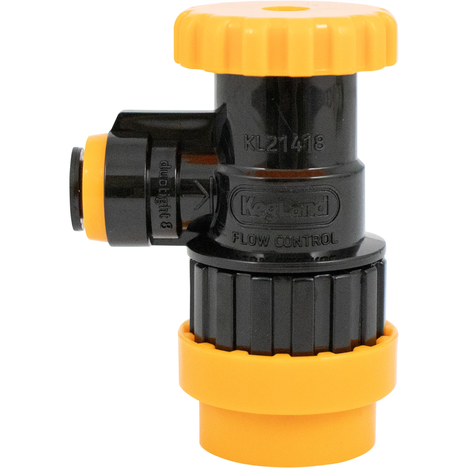 Duotight Flow Control Ball Lock Quick Disconnect (QD) | Beverage Out | Adjustable Flow Rate | 8 mm Duotight - Image 2