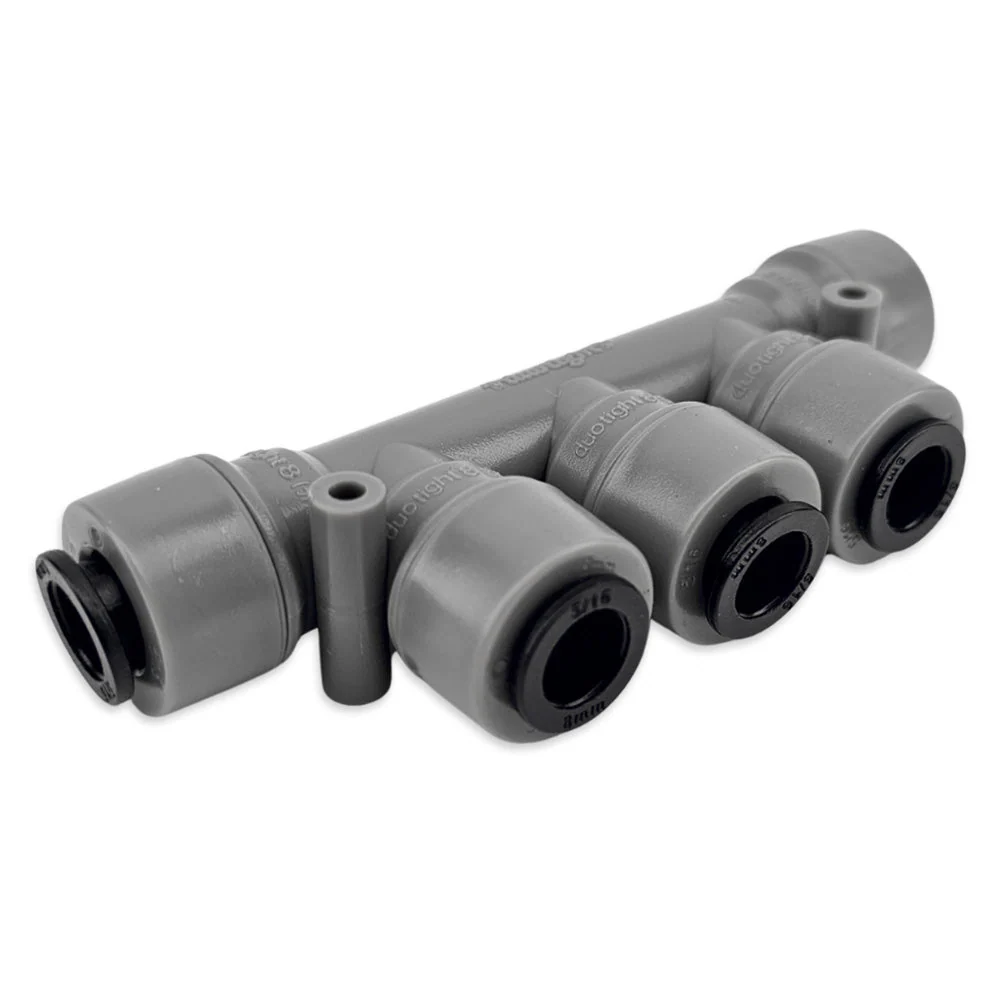 Duotight Push-In Fitting | 8 mm (5/16") | 5-Way Multi-Tee