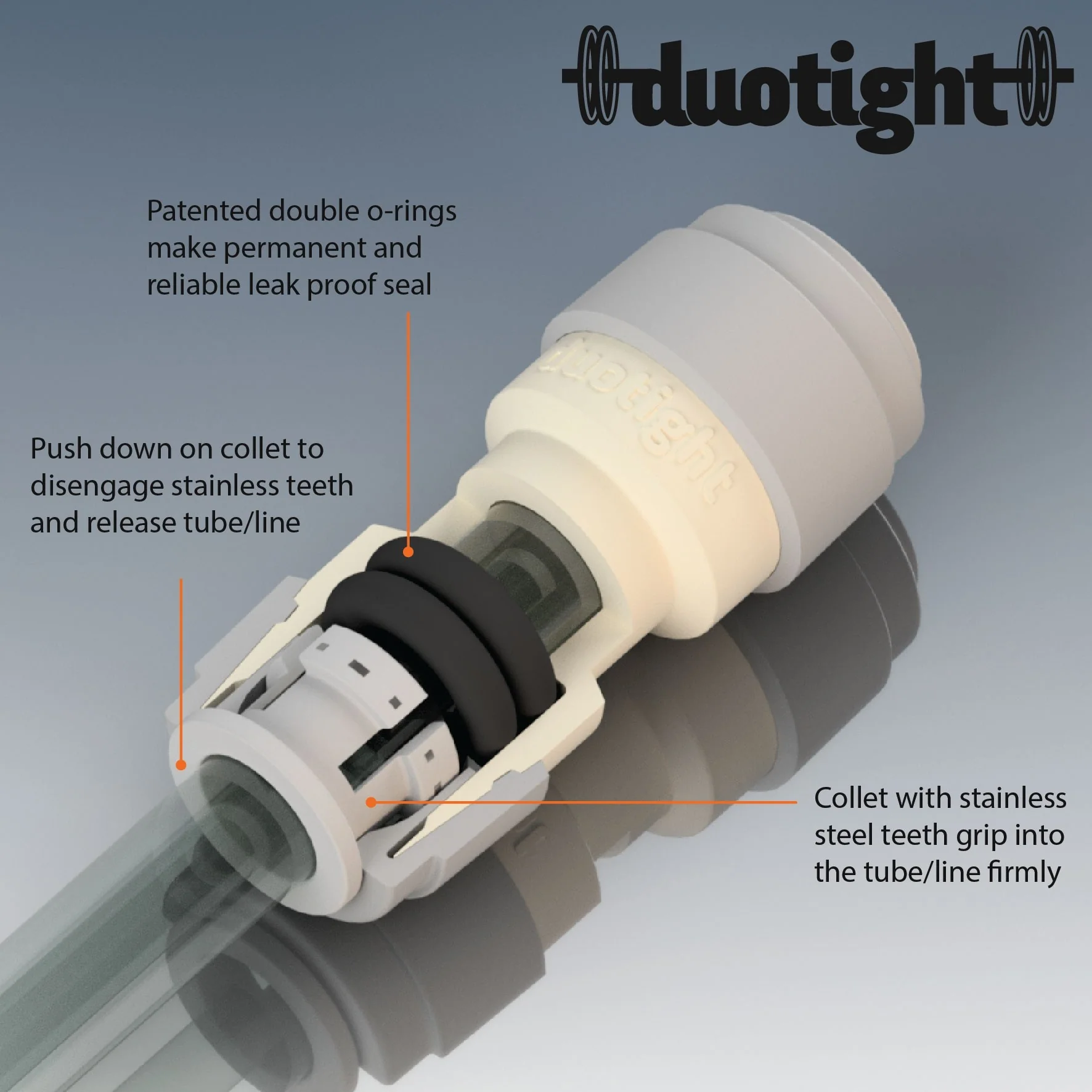 Duotight Push-In Fitting - 8 mm (5/16 in.) Ball Valve - Image 6