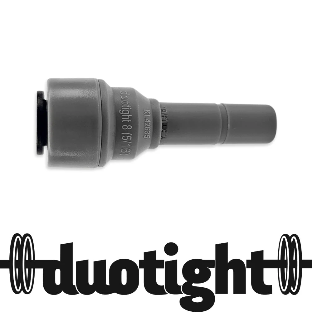 Duotight Push-In Fitting | 9.5 mm (3/8") Male Stem x 8 mm (5/16") Female Reducer - Image 5