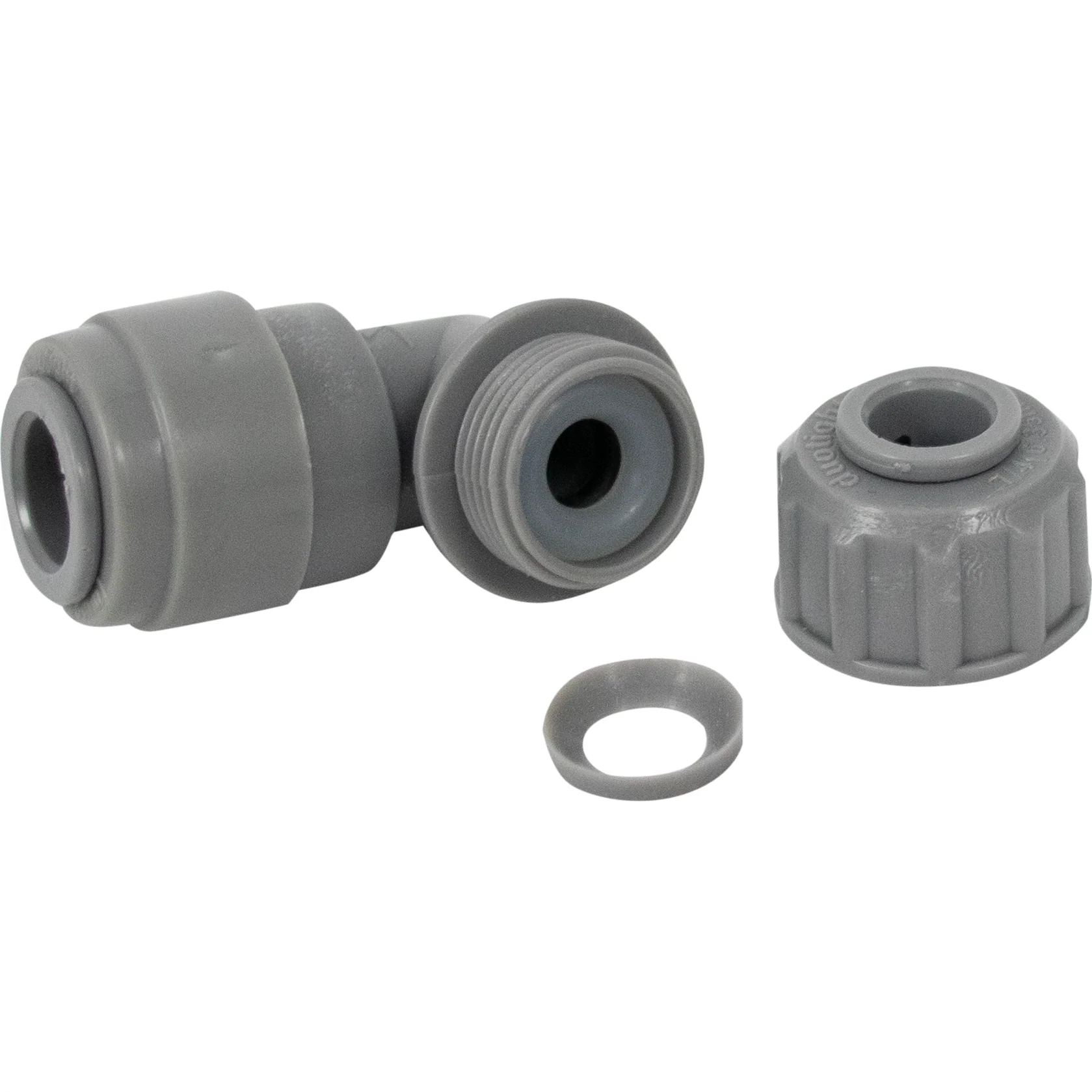 Duotight Push-In Fitting | Reducer Elbow | 8 mm (5/16") x 6.35 mm (1/4") Screw Lock - Image 3