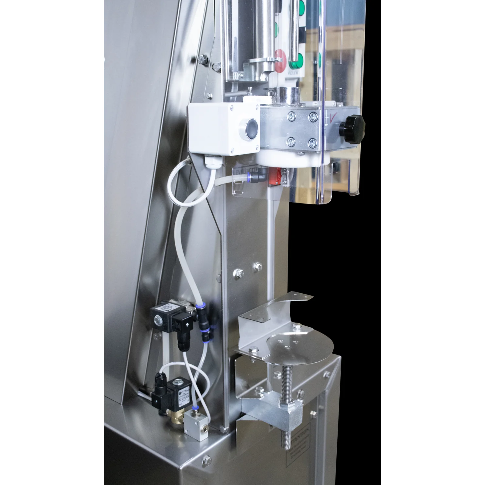 Electric Bottle Corker | Vacuum | Gas Injection | Hopper | Auto Loading | Rolling Base | P35 | MEP - Image 12