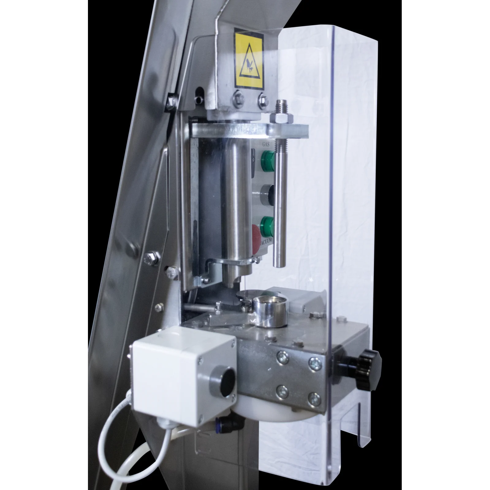 Electric Bottle Corker | Vacuum | Gas Injection | Hopper | Auto Loading | Rolling Base | P35 | MEP - Image 14