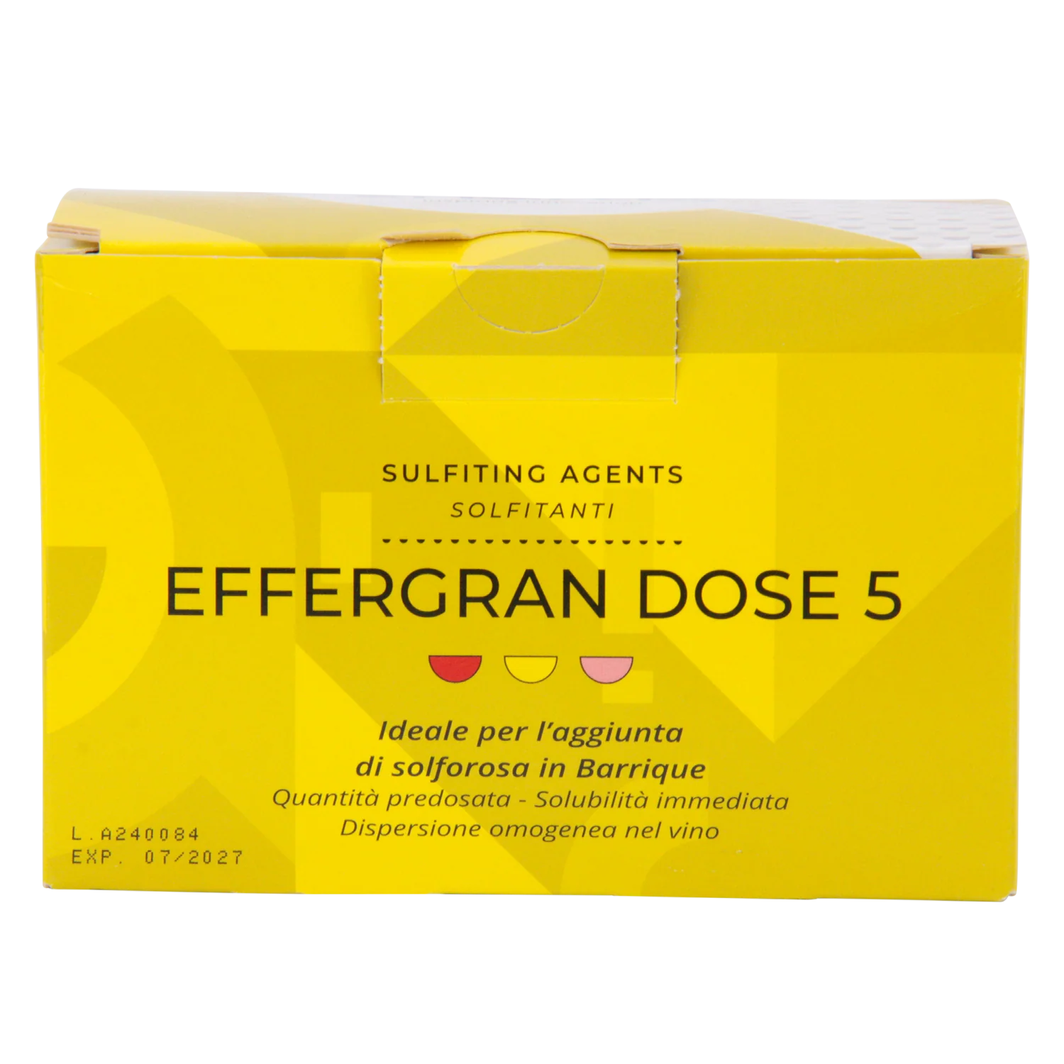 Enartis Effergran Dose 5 | Sulfite | 5 G active SO2 sachets | Box of 25 - Image 2