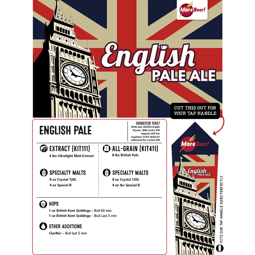 English Pale Ale | 5 Gallon Beer Recipe Kit | All-Grain - Image 3