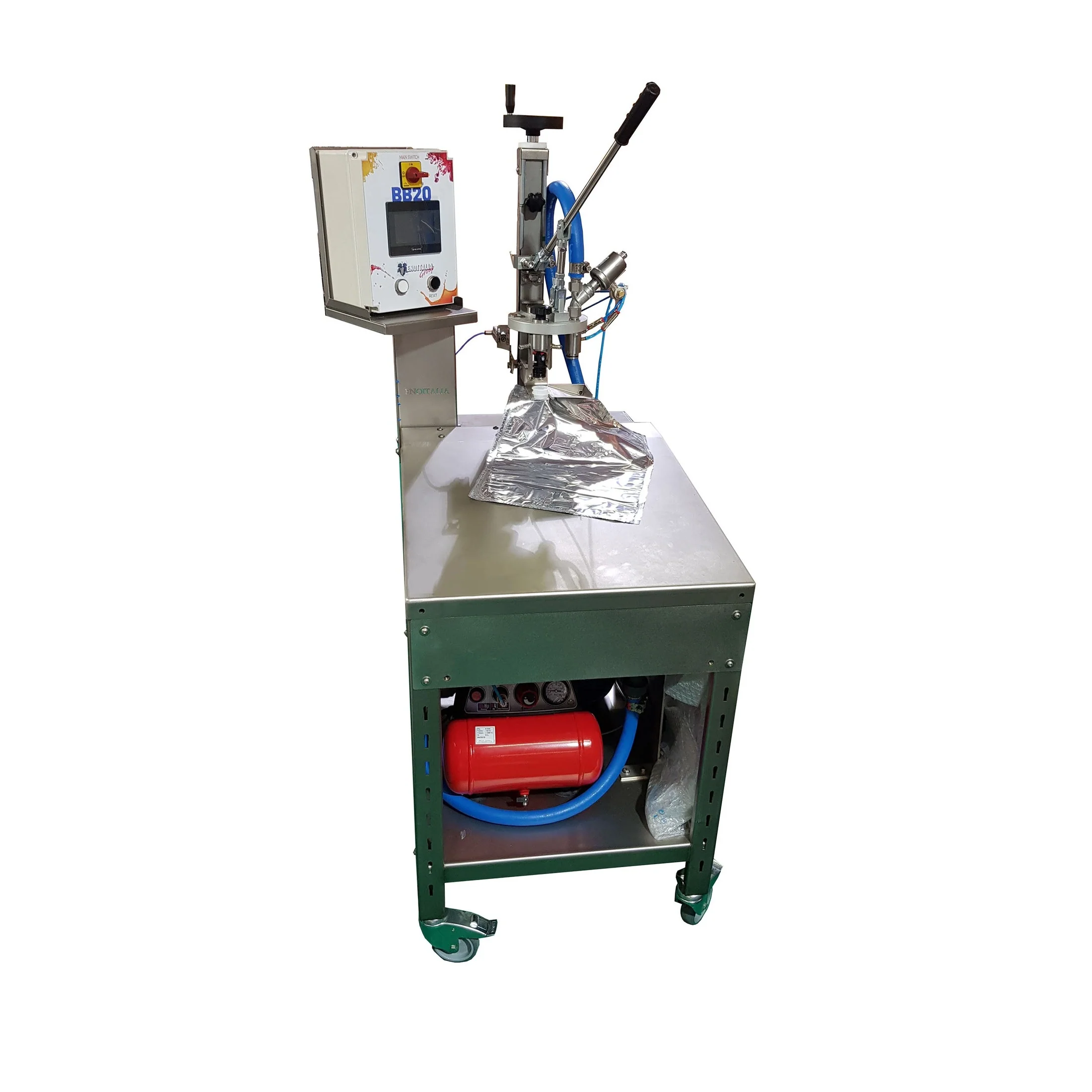 EnoItalia Bag In Box Filler | BB20 | Manual Valve Removal | Vacuum & Nitrogen System | 220V Single Phase - Image 2
