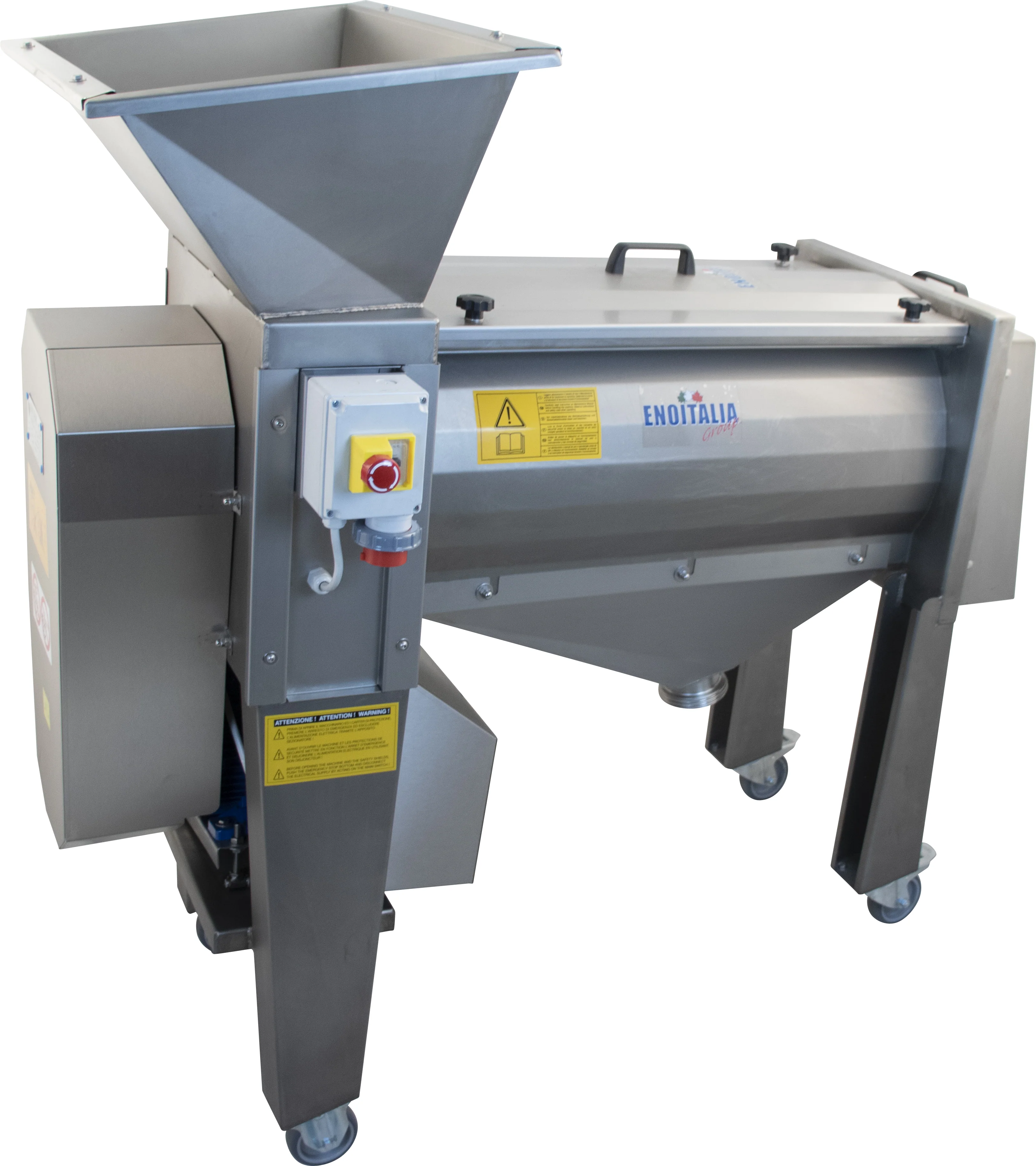 EnoItalia Delta 1 | Destoner Pit/Seed Remover & Puree Maker | Stainless Steel | 2,600 lbs/h | 4 HP | 220V 3 Phase