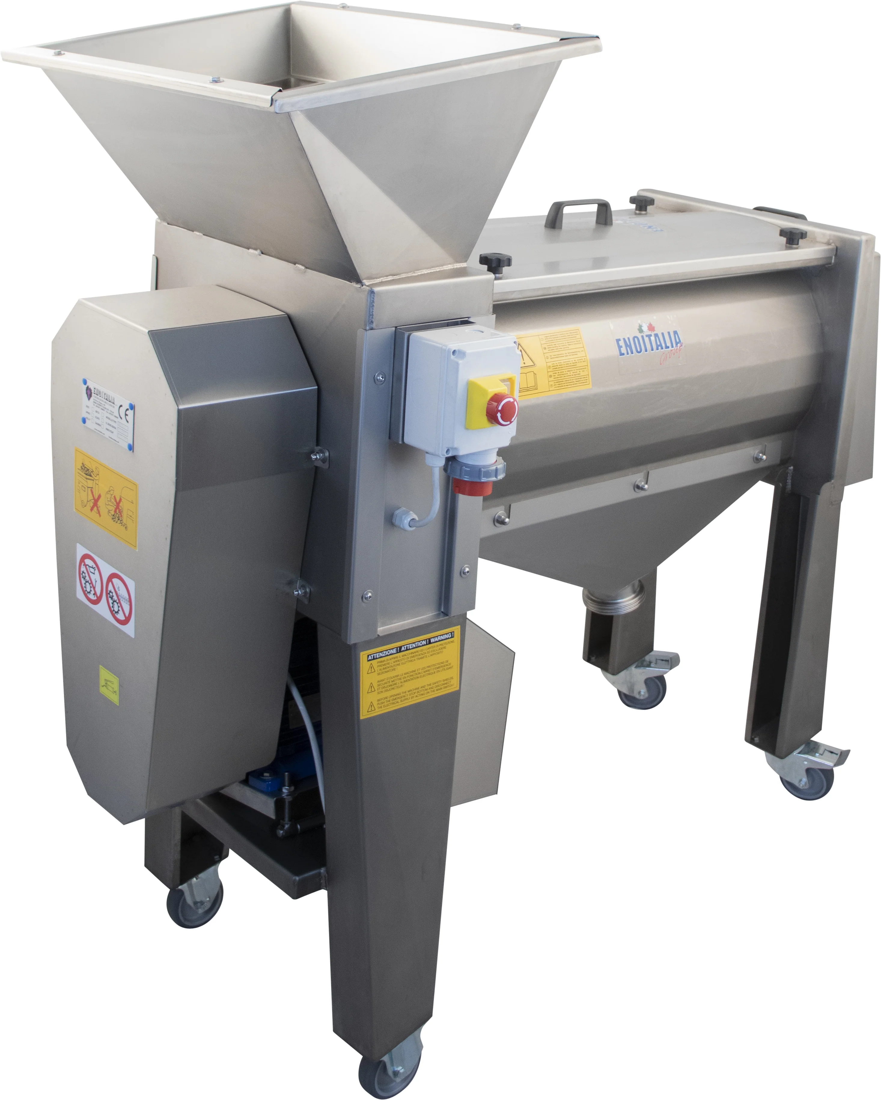 EnoItalia Delta 1 | Destoner Pit/Seed Remover & Puree Maker | Stainless Steel | 2,600 lbs/h | 4 HP | 220V 3 Phase - Image 2