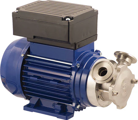 EnoItalia Flexible Impeller Pump | Euro 20 | Stainless Trolley Cart | 4.4 GPM | 1.5  in. T.C. | 220V - Image 2