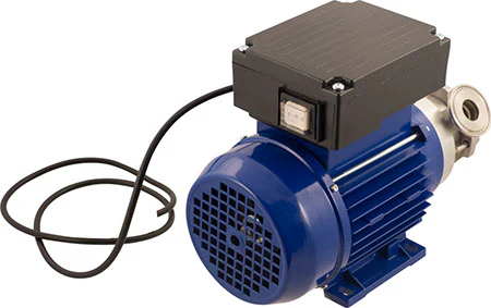 EnoItalia Flexible Impeller Pump | Euro 20 | Stainless Trolley Cart | 4.4 GPM | 1.5  in. T.C. | 220V - Image 4