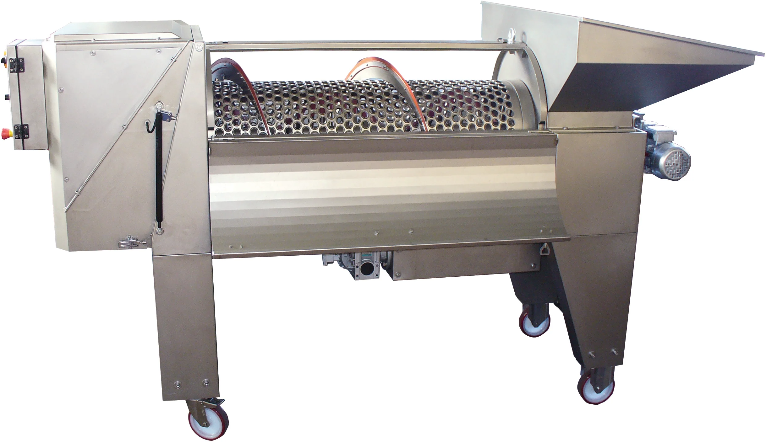 EnoItalia Jolly 100 Reverse Crusher Destemmer | Electronic Speed Control | Automatic Cleaning System | Stainless Steel | 13 tons/h | 220V 3 Phase - Image 9