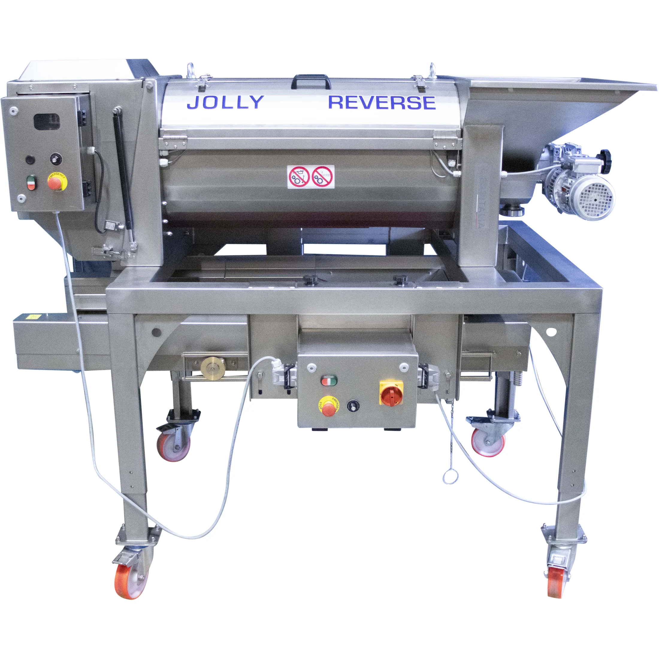 EnoItalia Jolly 60 Reverse Crush Pad | Auto Sorting | Variable Speed | Stainless Steel | 6 tons/h | 230V 3 Phase - Image 3