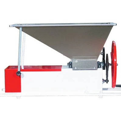 EnoItalia Manual Crusher Destemmer | Stainless Steel Hopper | Nylon Rollers - Image 2