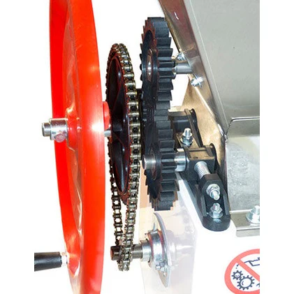 EnoItalia Manual Crusher Destemmer | Stainless Steel Hopper | Nylon Rollers - Image 3