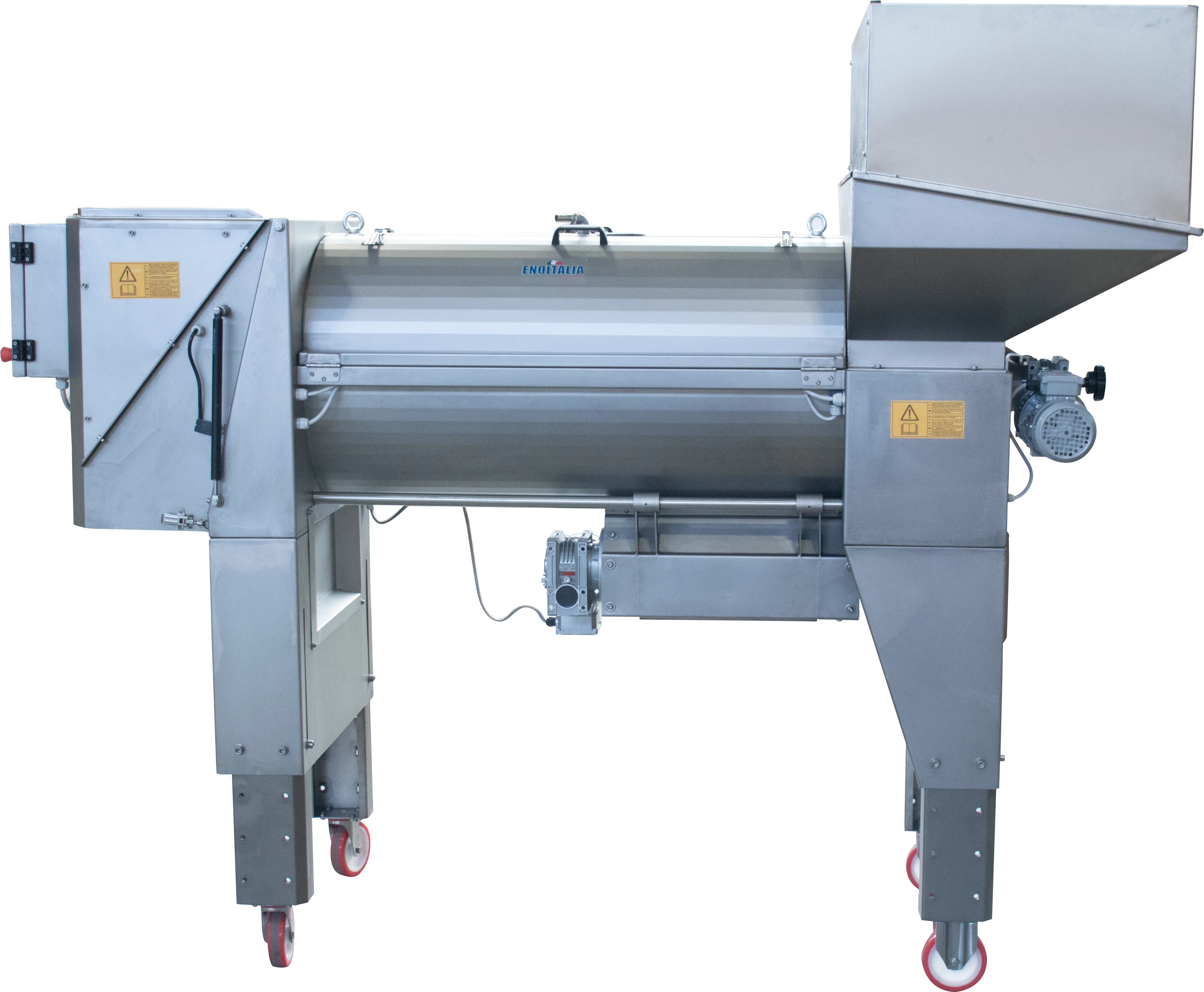 EnoItalia Professional Crush Pad | Gamma 180 Elliptical Rotor Pump | Jolly 100 Crusher Destemmer | Loading and Sorting Table - Image 3