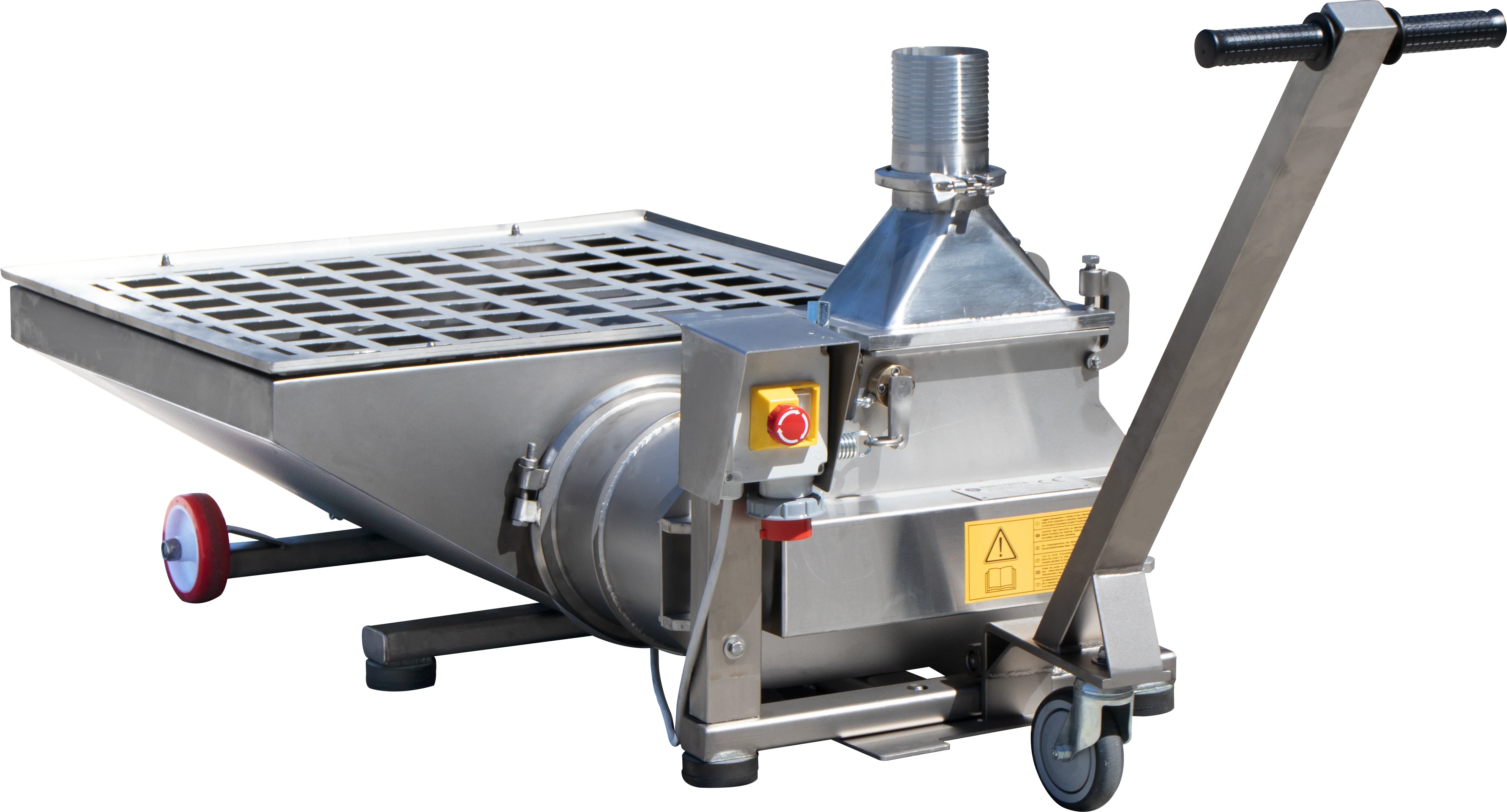 EnoItalia Professional Crush Pad | Gamma 180 Elliptical Rotor Pump | Jolly 100 Crusher Destemmer | Loading and Sorting Table - Image 4