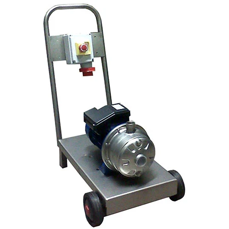 EnoItalia Tank Washing System | Stainless Centrifugal Pump & Washing Slide | 52 GPM | 220V Single Phase