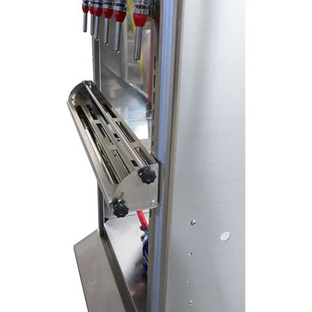 EnoItalia Wine Bottle Filler | 6 Spout | Stainless Trolley Cart | Electronic Level Sensor | Integrated Pump | 980L/h Fill Rate | 220V - Image 2