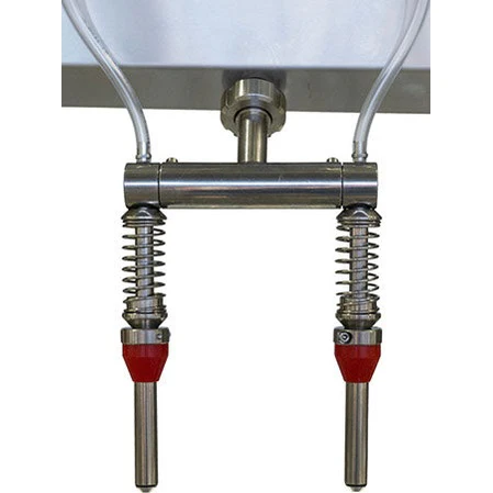 EnoItalia Wine Bottle Filler | 6 Spout | Stainless Trolley Cart | Electronic Level Sensor | Integrated Pump | 980L/h Fill Rate | 220V - Image 3