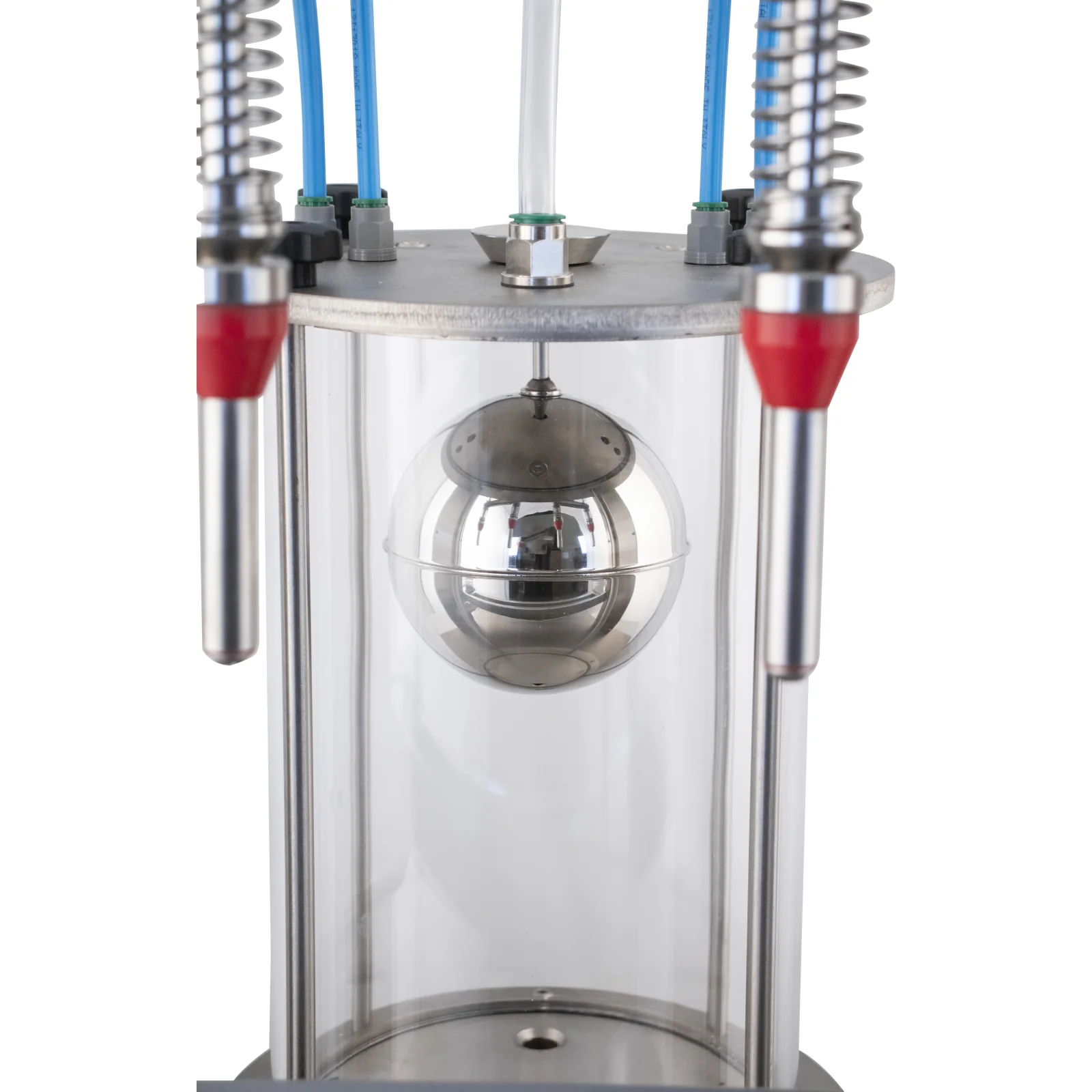 EnoItalia Wine Bottle Filler | Vacuum Filler | 4 Spout | Benchtop Bottle Filler | Stainless Steel | 650L/h Fill Rate | 110V - Image 5