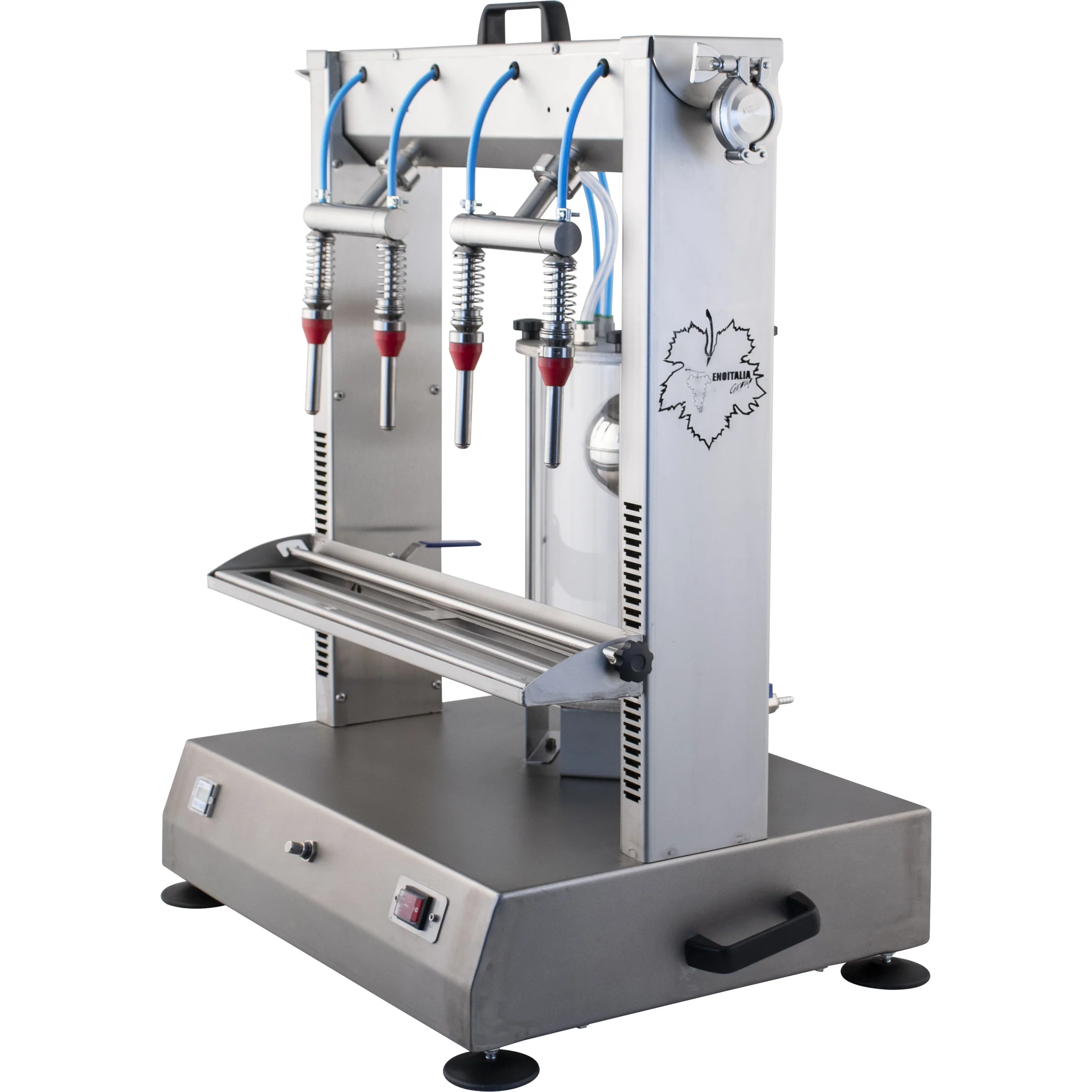 EnoItalia Wine Bottle Filler | Vacuum Filler | 4 Spout | Benchtop Bottle Filler | Stainless Steel | 650L/h Fill Rate | 110V - Refurbished - Image 14