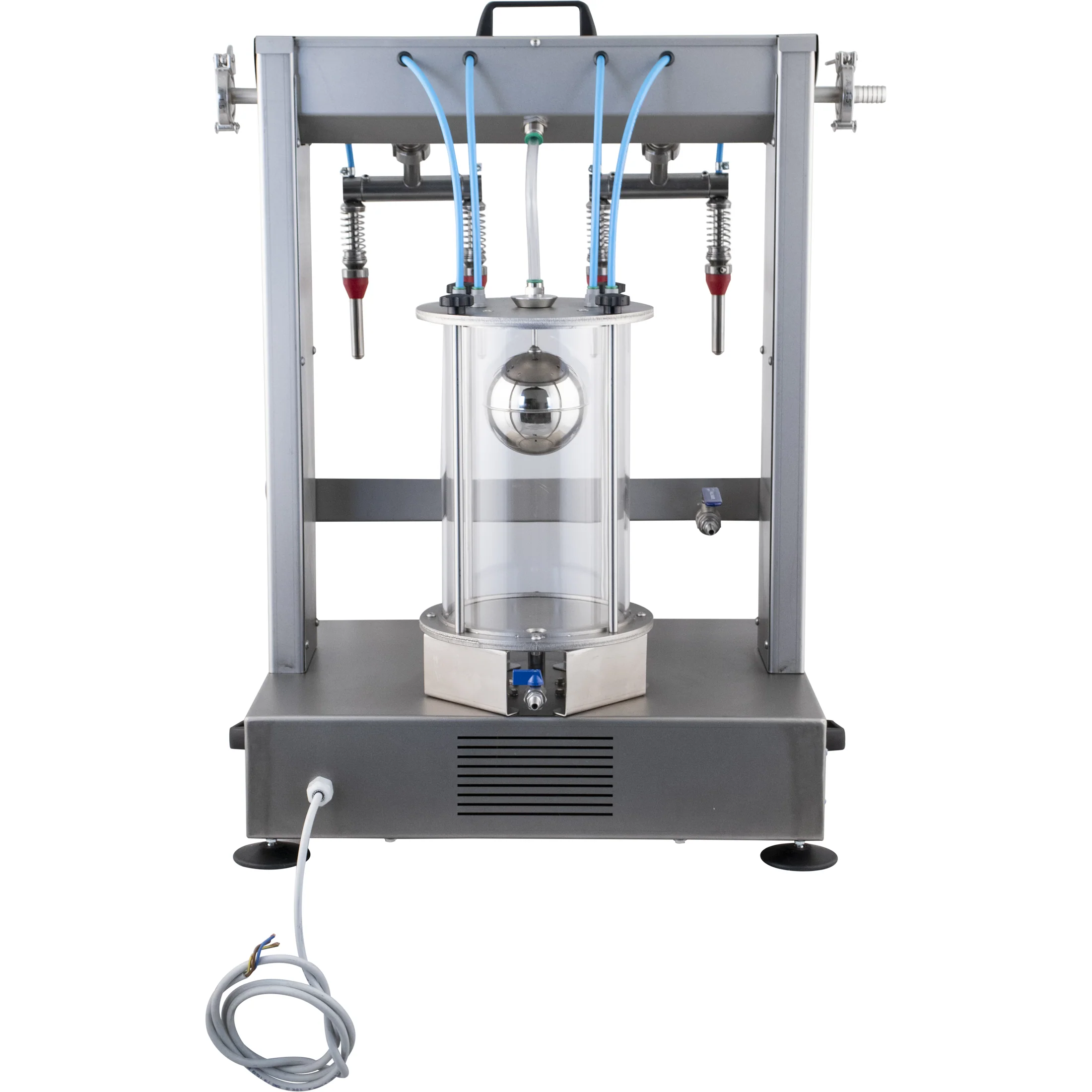 EnoItalia Wine Bottle Filler | Vacuum Filler | 4 Spout | Benchtop Bottle Filler | Stainless Steel | 650L/h Fill Rate | 110V - Refurbished - Image 3