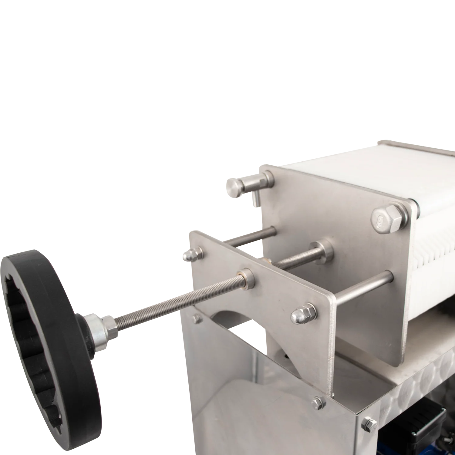 EnoItalia Wine Plate Filter | 20x20 | 10 Plate | Stainless Rolling Cart | 280L/h | 110V - Image 6