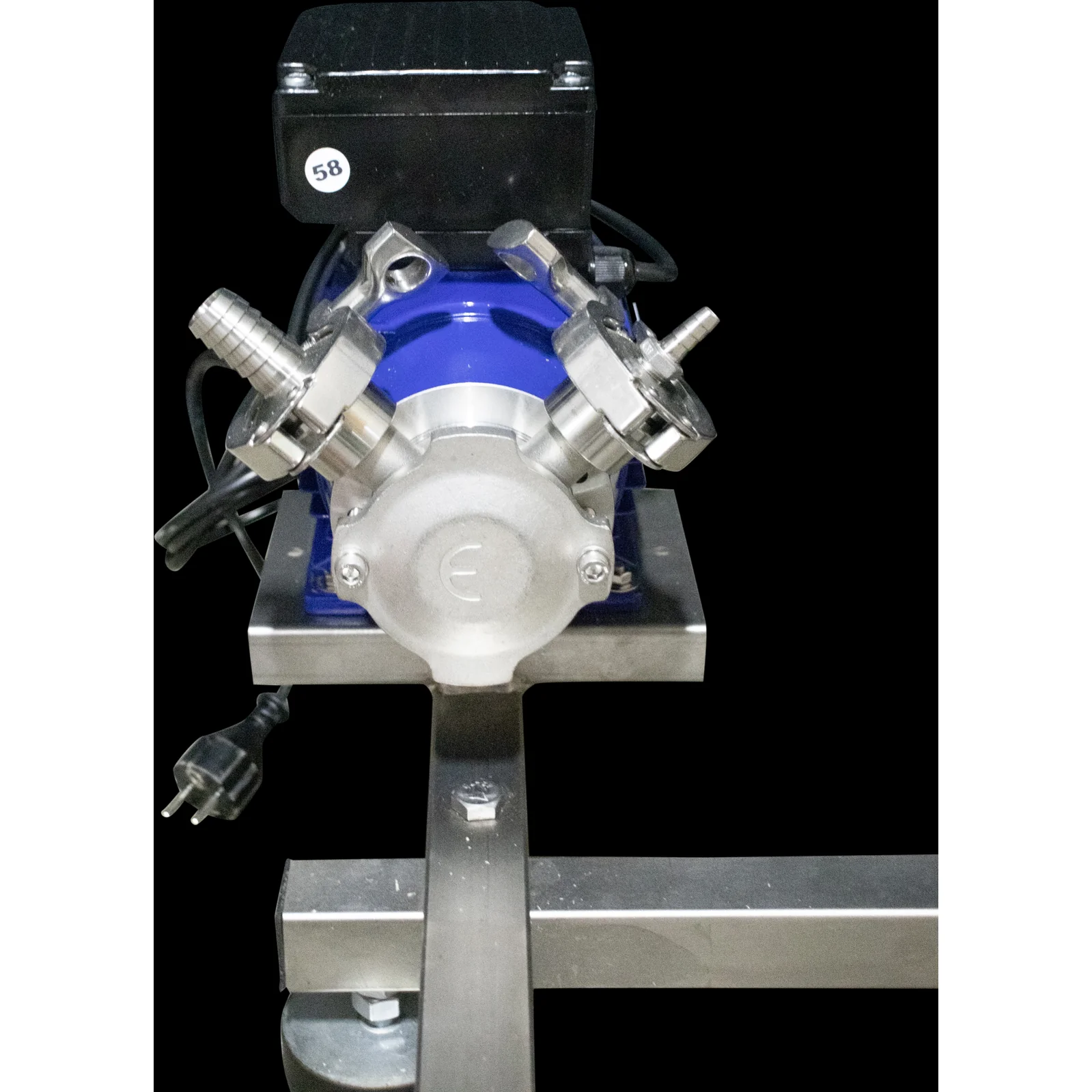 EnoItalia Wine Tank Mixer | Injection Pump | Variable Speed | Stainless Steel Mixing Rod & Cart | 1 HP | 1400 RPM | 220V Single Phase - Image 7