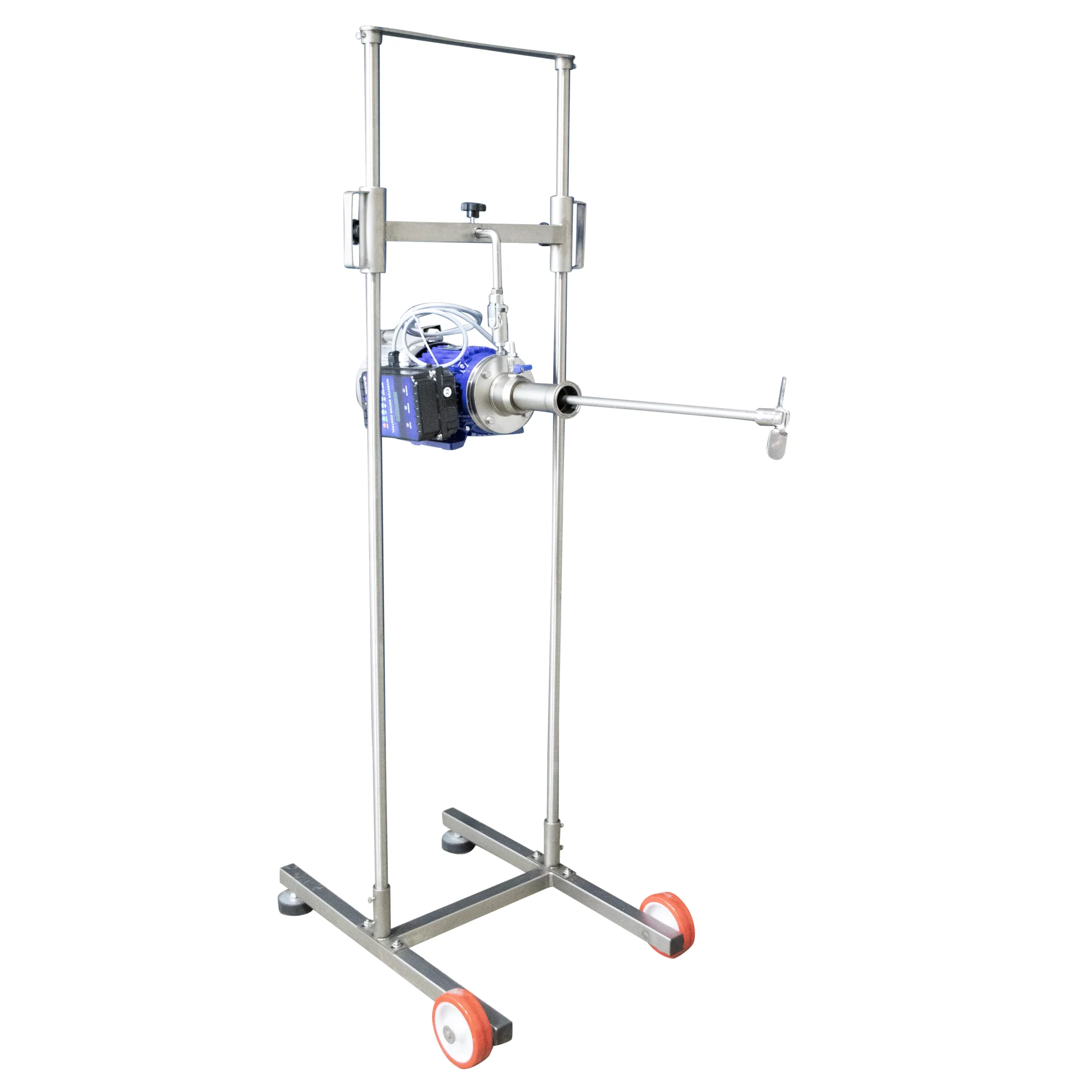 EnoItalia Wine Tank Mixer | Variable Speed | Stainless Steel Mixing Rod & Cart | 1 HP | 1400 RPM | 220V Single Phase - Image 2