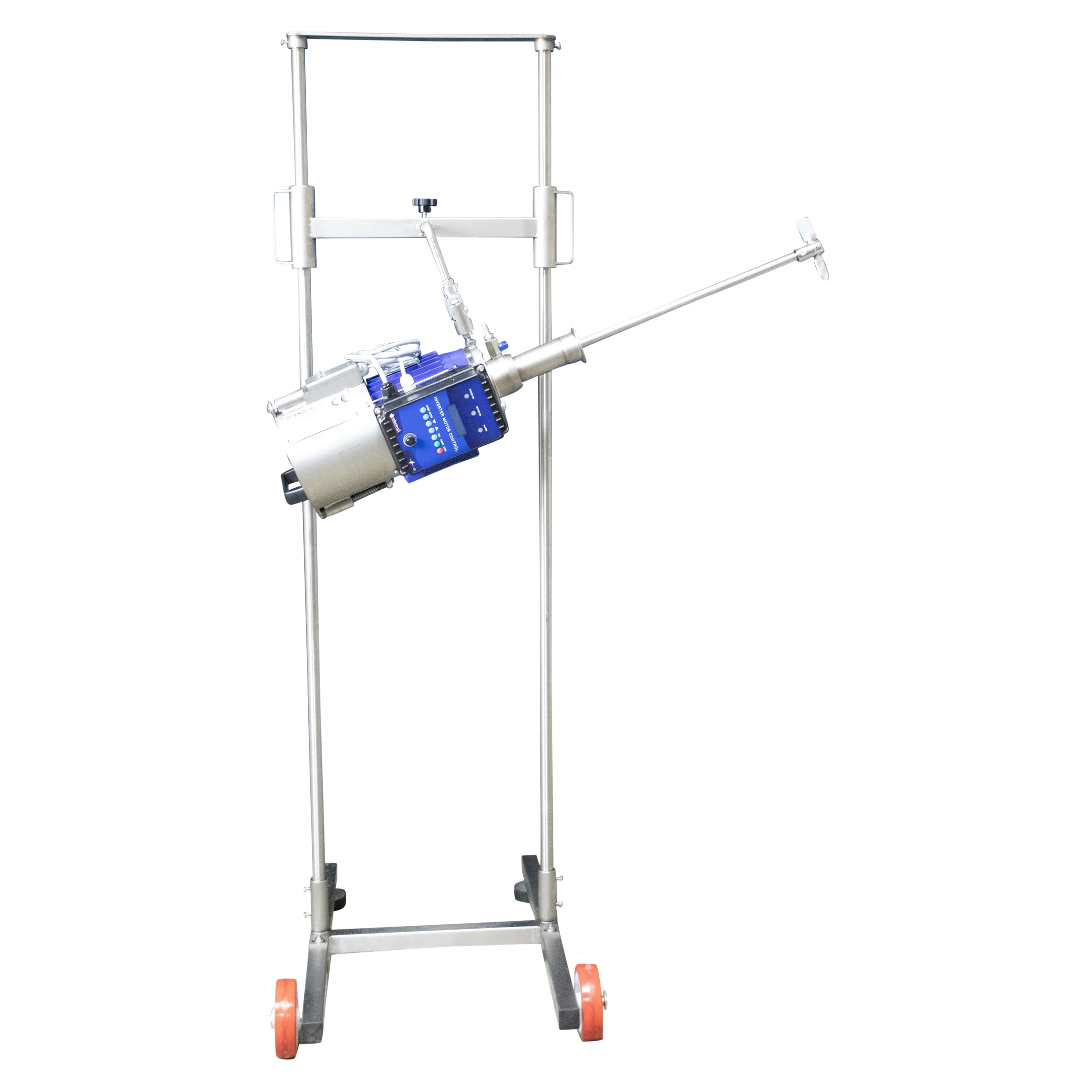 EnoItalia Wine Tank Mixer | Variable Speed | Stainless Steel Mixing Rod & Cart | 1 HP | 1400 RPM | 220V Single Phase - Image 3