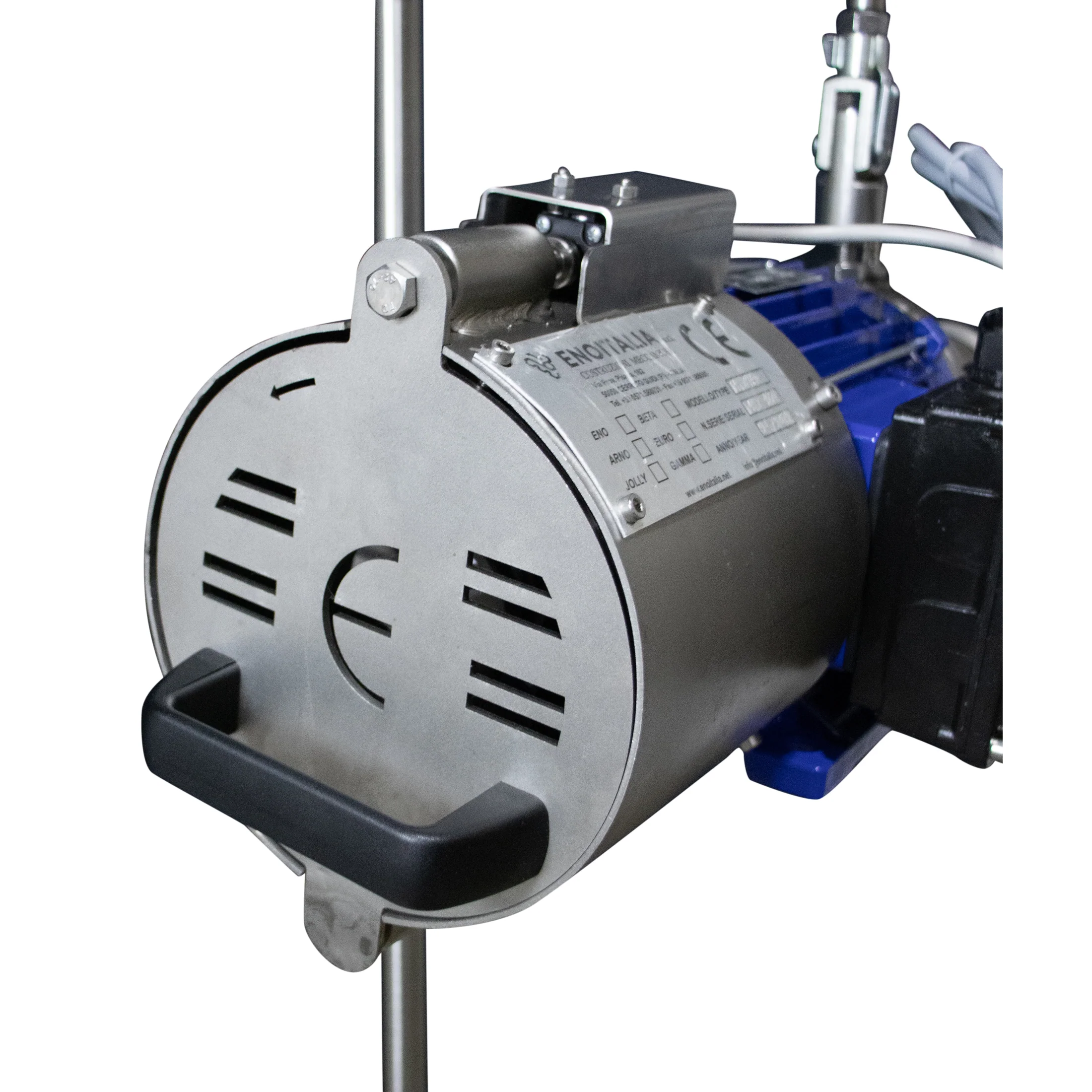 EnoItalia Wine Tank Mixer | Variable Speed | Stainless Steel Mixing Rod & Cart | 1 HP | 1400 RPM | 220V Single Phase - Image 9
