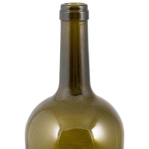 Farro Glass Premium Magnum Wine Bottle | Bordeaux | Antique Green | Tapered | 1.5L | Case of 6 - Image 2