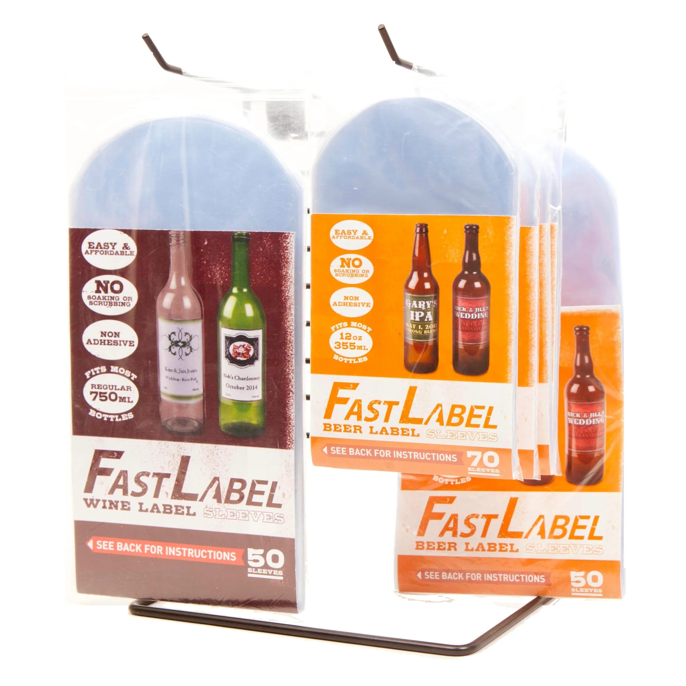 Fastlabel Beer & Wine Label Sleeves - 22 oz or 750 mL - Image 3