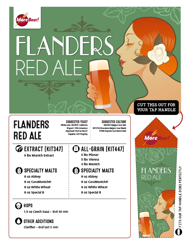 Flanders Red Ale | 5 Gallon Beer Recipe Kit | Liquid Malt Extract - Image 3
