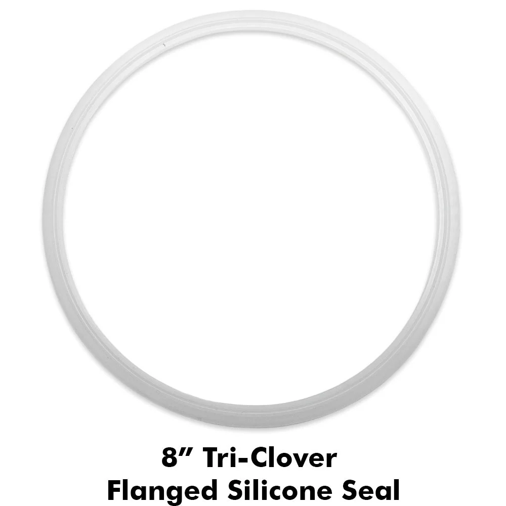 Flanged Tri-Clamp Gasket | Silicone | 8"