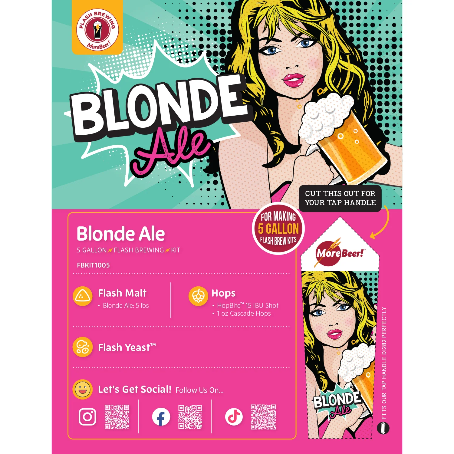 Flash Brewing® | Blonde Ale | 5 Gallon Beer Recipe Kit | Just Mix & Ferment - Image 6