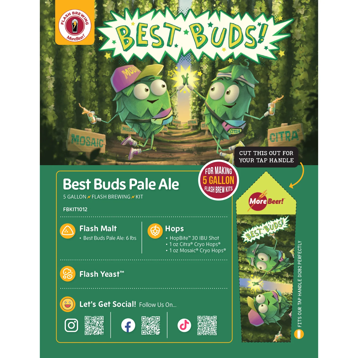 Flash Brewing® | Best Buds Pale Ale | 5 Gallon Beer Recipe Kit | Just Mix & Ferment - Image 6