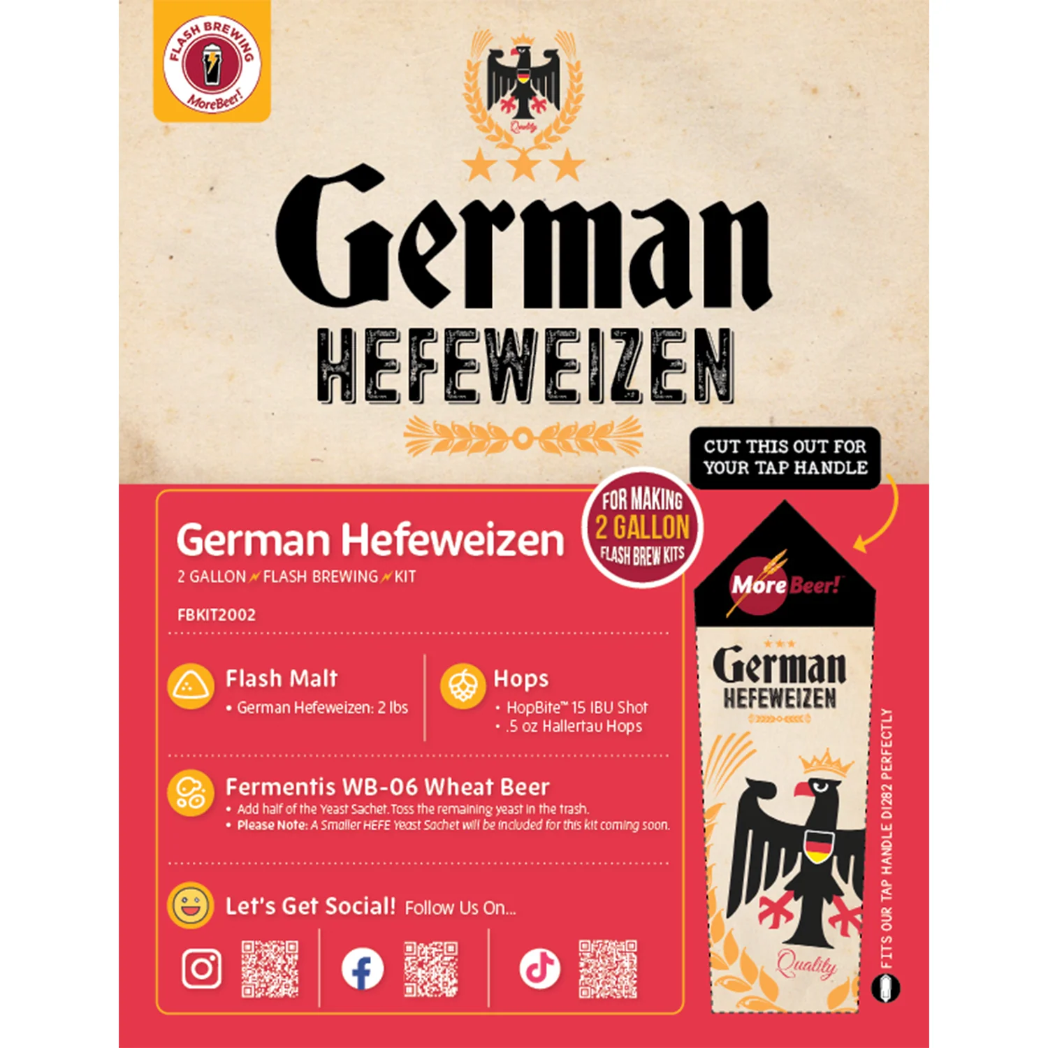 Flash Brewing® | German Hefeweizen | 2 Gallon Beer Recipe Kit | Just Mix & Ferment - Image 7